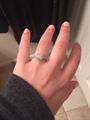 Princess cut diamond ring 