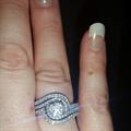 Wedding ring and fashion ring 